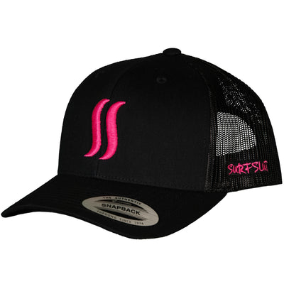 THE ORIGINAL SS - TRUCKER - PINK ON BLACK